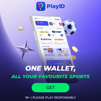 PlayID app promo for Canadian players showing one wallet for all favourite sports and online casinos.